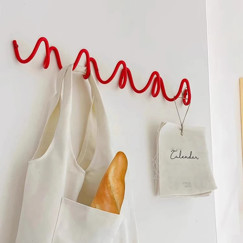 Perchero ondulado pared