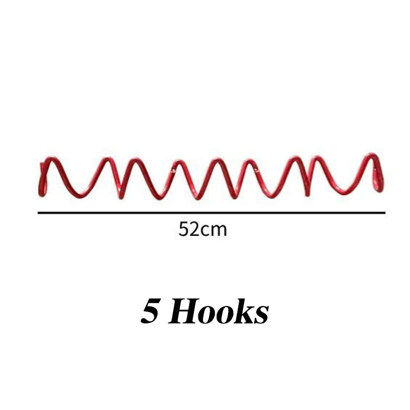 Perchero ondulado pared