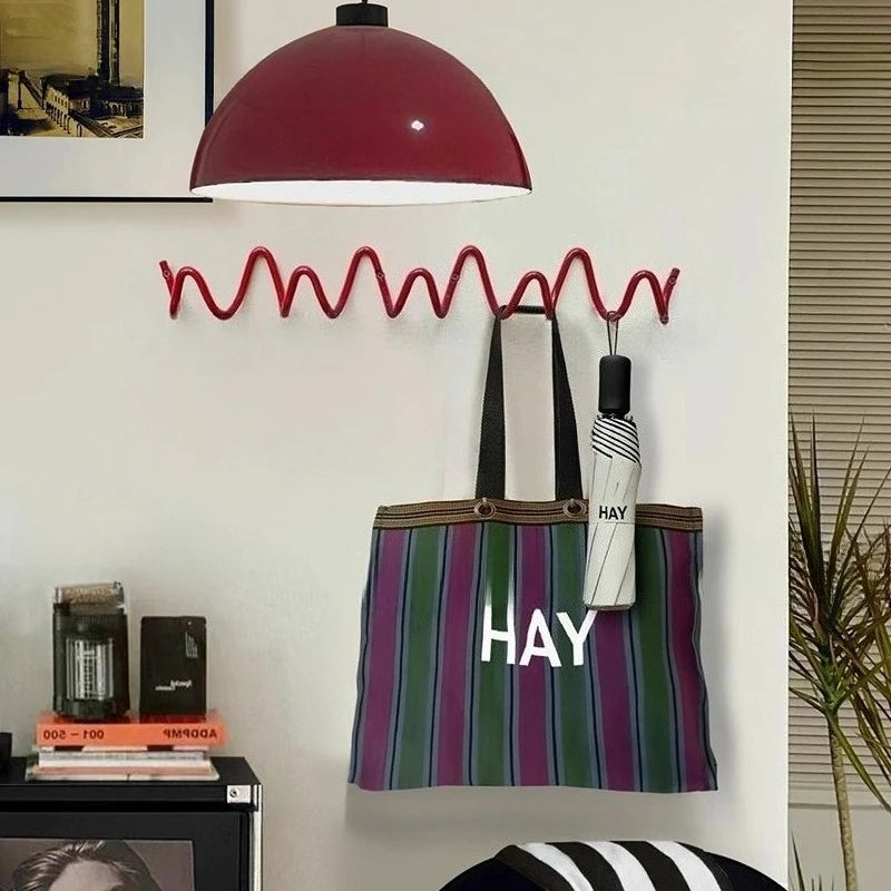 Perchero ondulado pared