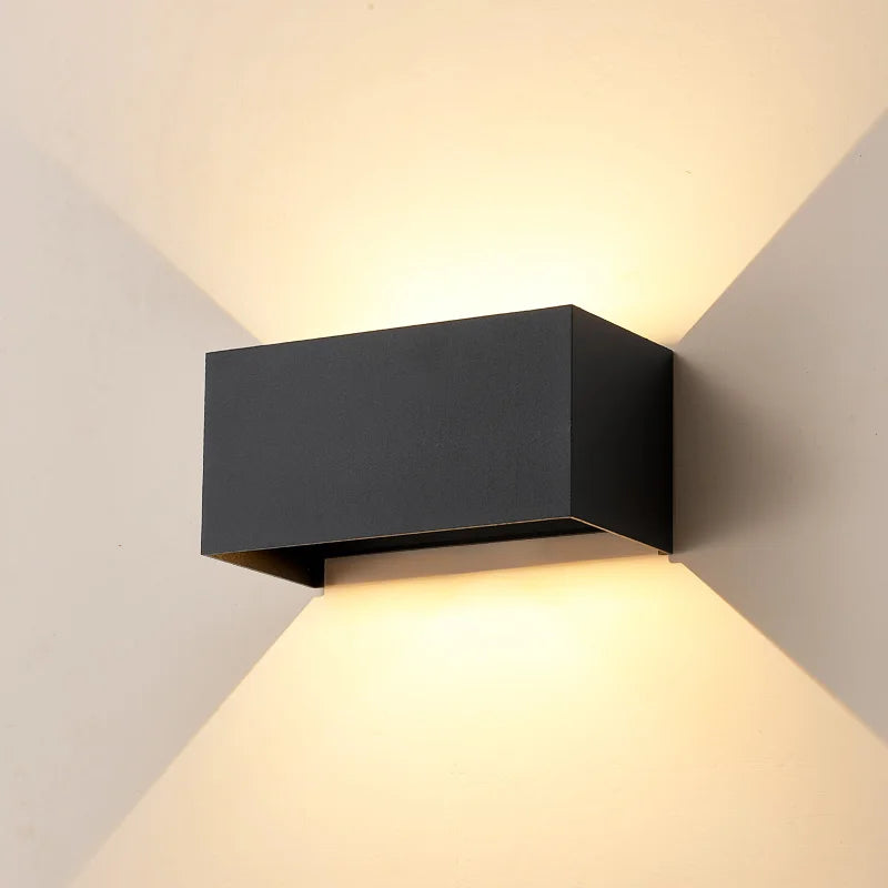 Lampara de pared plana para interior y exterior