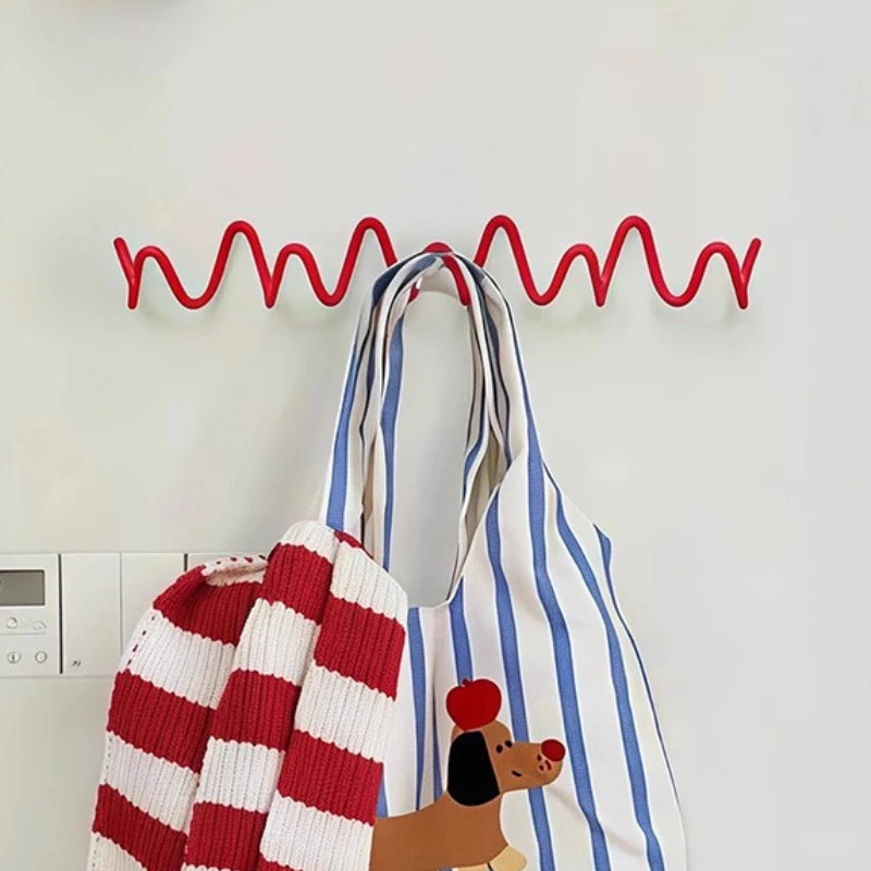 Perchero ondulado pared