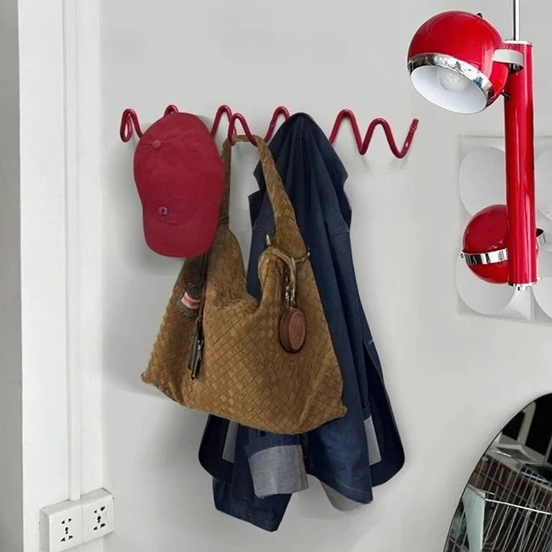 Perchero ondulado pared